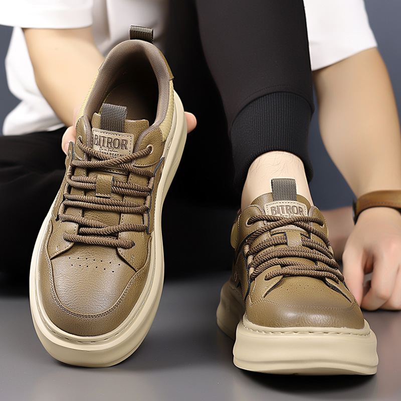 Men's Retro Fashion Breathable Sports Thick-Soled Non-Slip Casual Shoes